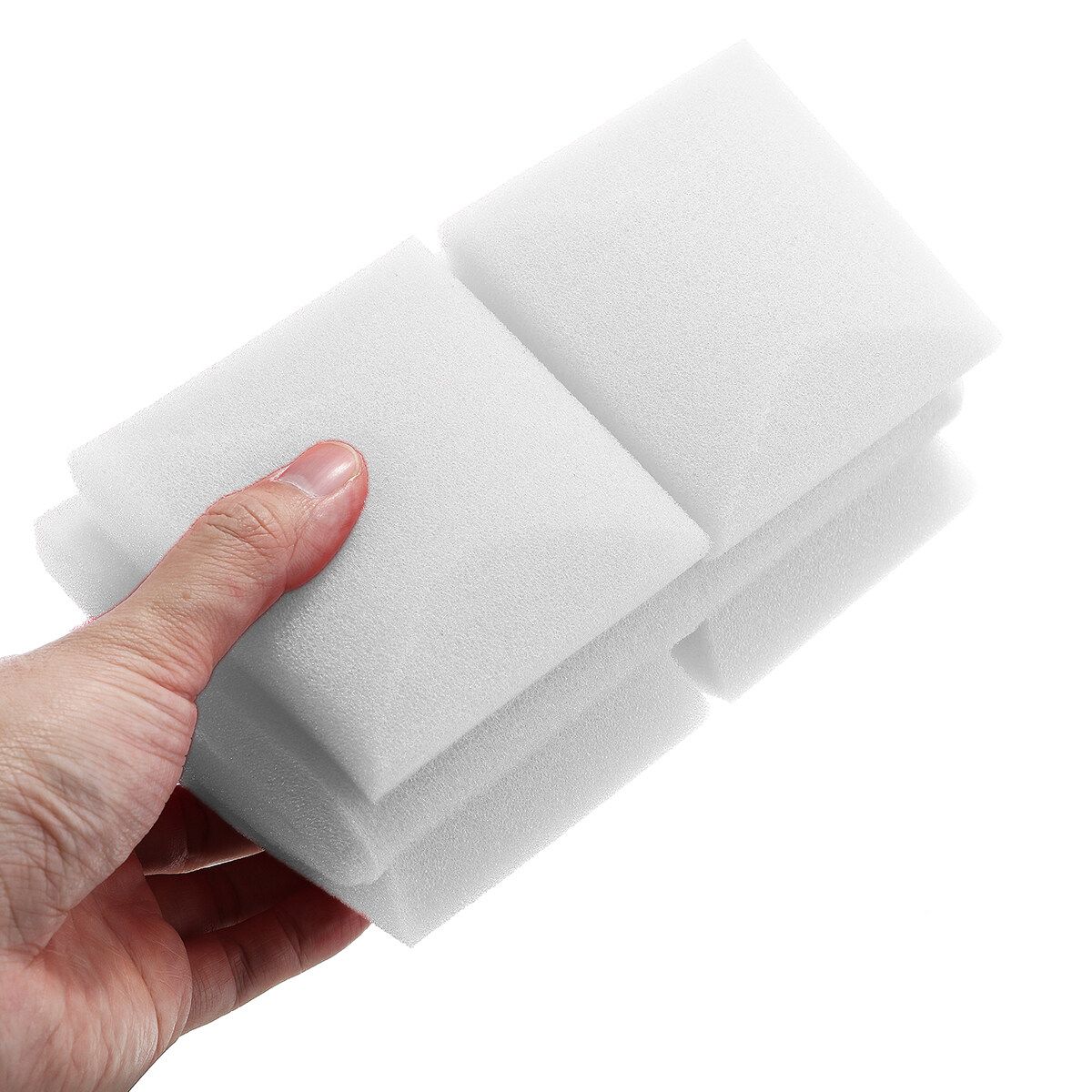 5pcs Sound-absorbing Cotton Soundproof Cotton Shed Wall Muffler Sponge Material Acoustic Foam Cotton Soundproofing Acoustic Foam Tiles Noise Soundproof 20x20x5cm White