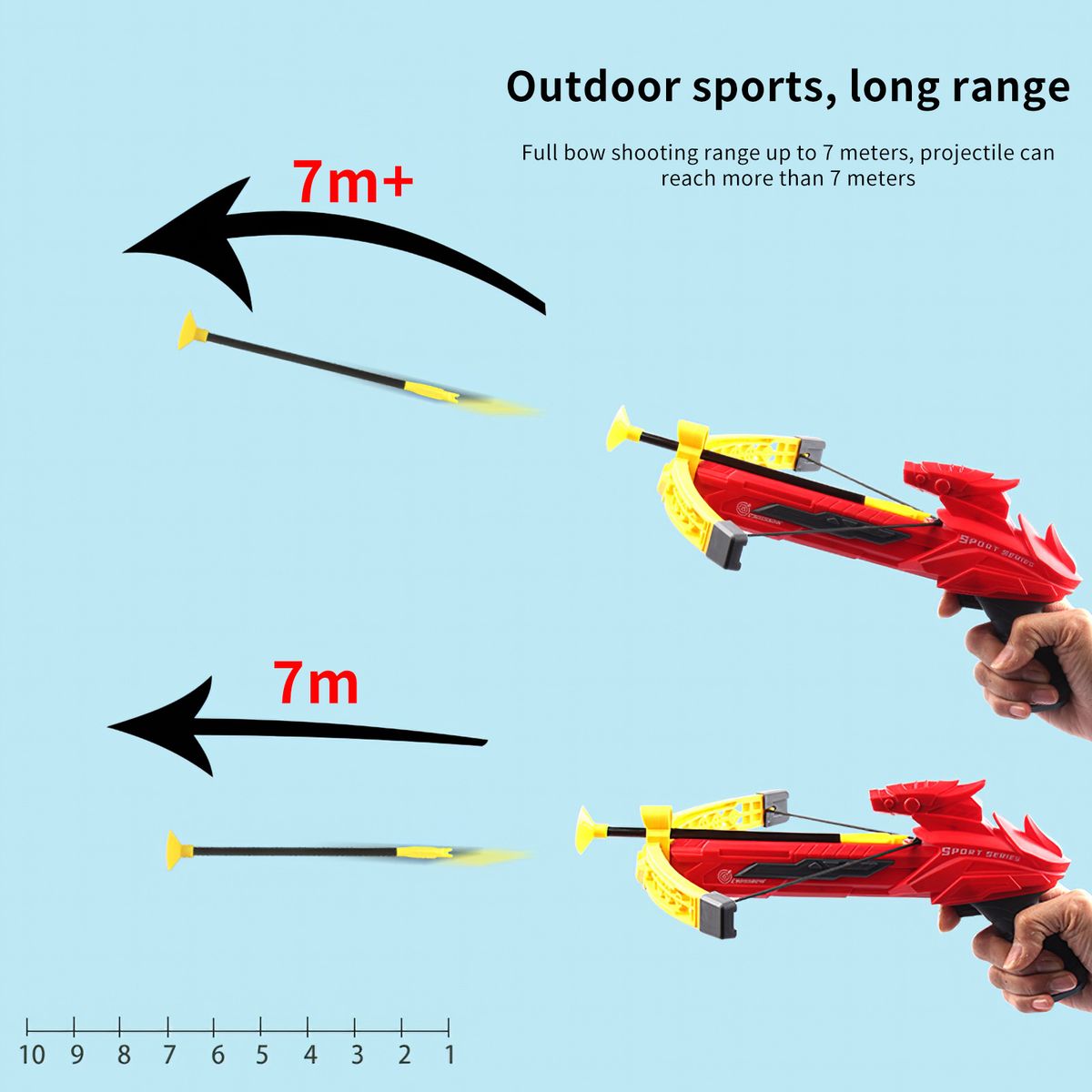 Parent-Child Interaction Shooter Game Bow And Arrows Archery Set Toy Target Play Bow Game Aim Training Tool With Infrared Light