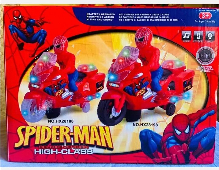Spiderman Motorbike For Kids