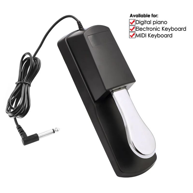 Universal Sustain Foot Pedal Piano - Style With Polarity