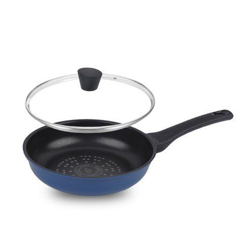 Kitchen Art Premium Pastel Frying Pan 28cm+ Glass Lid 28cm