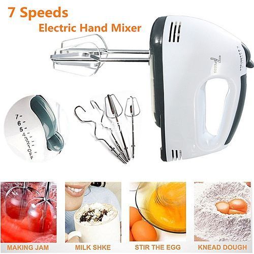 Trendy Electric Hand Mixer Whisk Egg Beater Cake Baking
