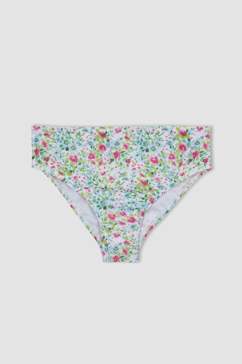 Girl Special Collection Regular Fit Woven Bikini - White