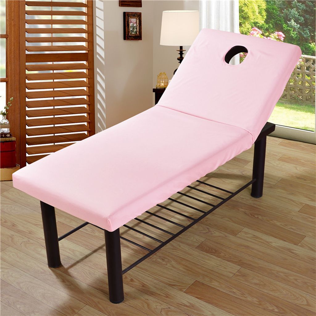 Universal SPA  Table Cloth Beauty Bed Sheet Cover With Pink