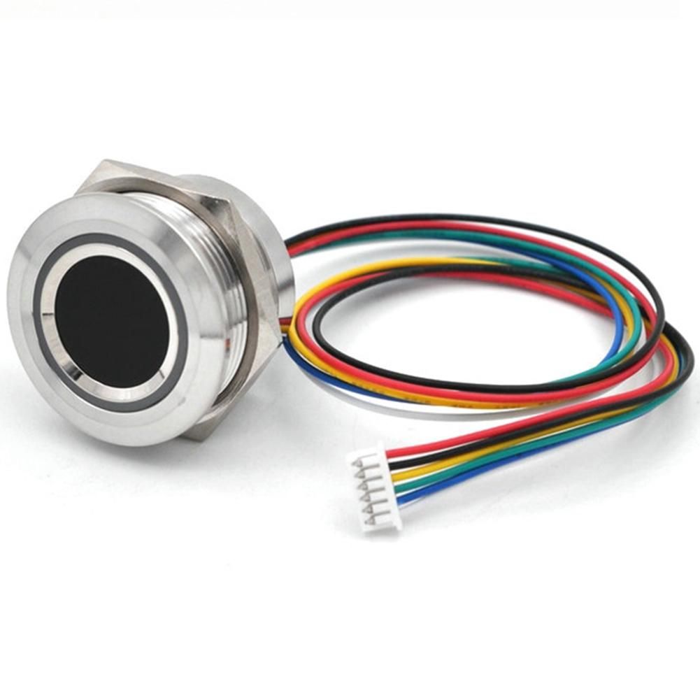 R503-5V RGB LED DC5V UART MX1.25-6Pin Waterproof Capacitive Fingerprint Module Sensor Scanner for Arduino Android