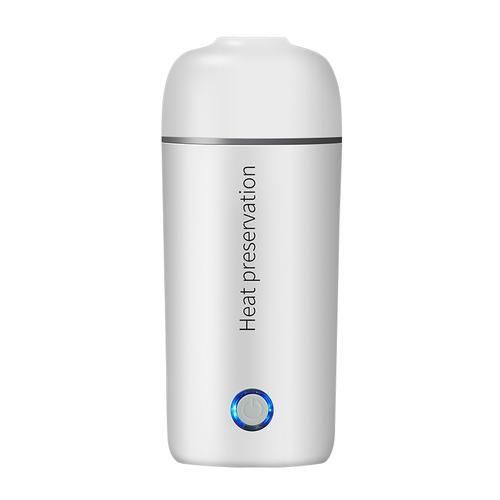 Electric Hot Water Cup Small Portable Travel Heating Mini Vacuum Flask Heating Water Folding Health Water Cup