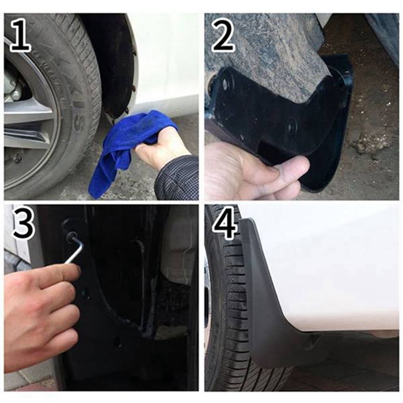 4Pcs Car Mud Flaps for Dongfeng DFSK Glory 500 2022 Mudguards Fender Mud Guard Flap Splash Flaps Accessories