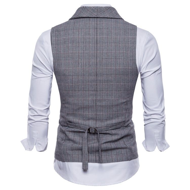 Autumn New Arrival Dress Vests For Men Slim Fit Mens Suit Vest Male Waistcoat Casual Sleeveless Formal Business Jacket