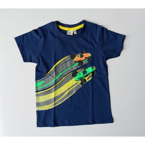 Tex Boy's Car-racers Graphic T-shirt