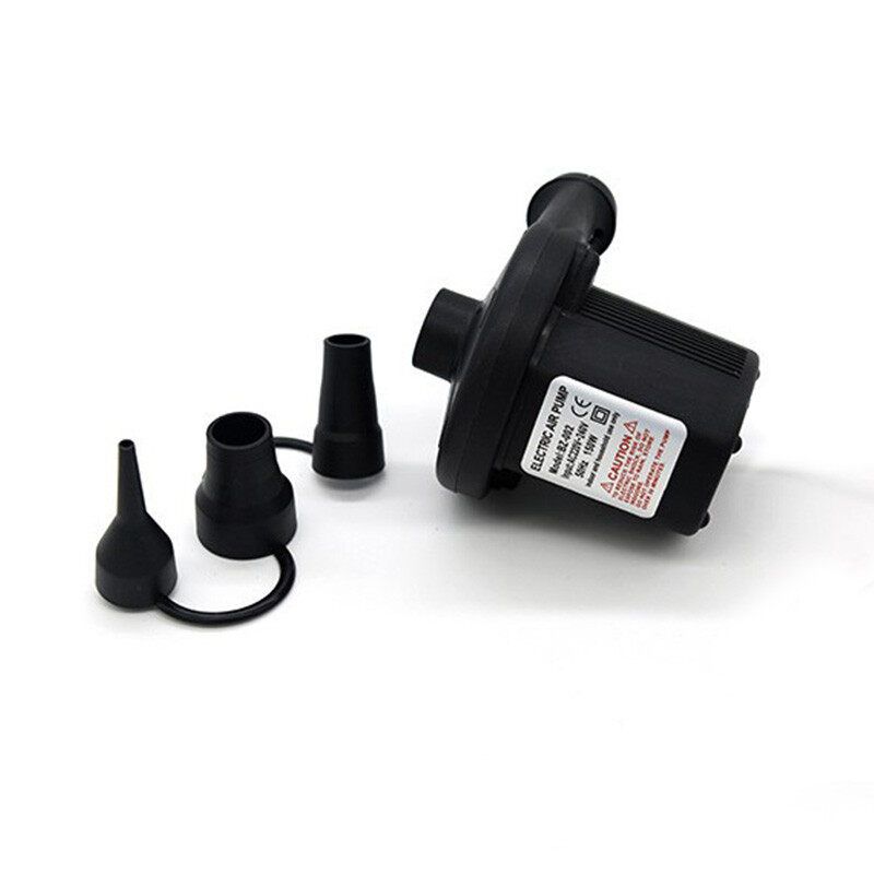 Electric Air Pump Inflate Deflate With 3 Nozzles AC220V Portable For Swimming Pool Balloon Toys Bed Compression Bag Mattress