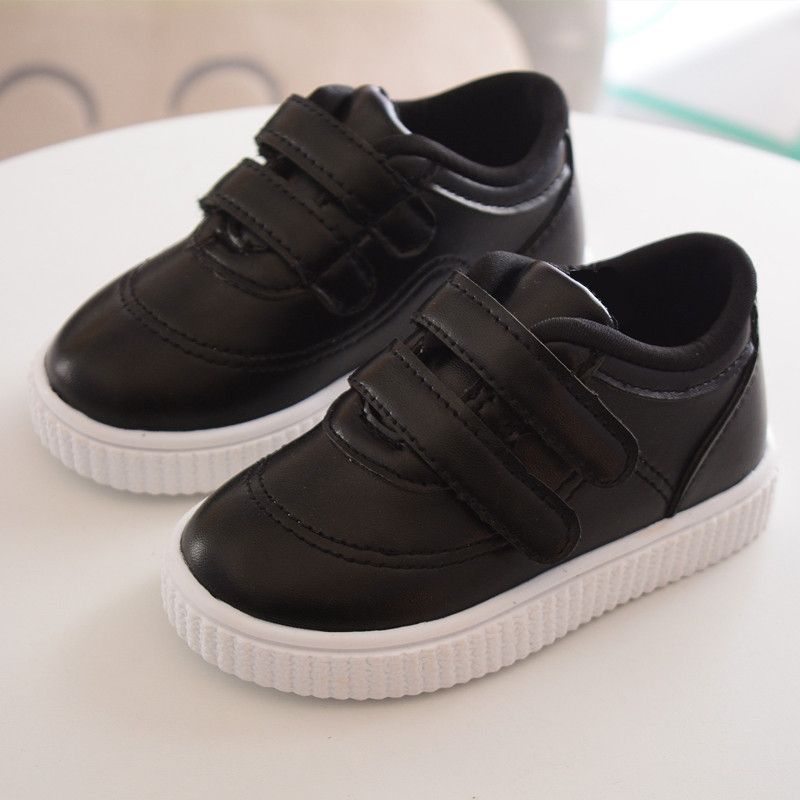 BOY GIRL BIRTHDAY PLIMSOLE SNEAKERS -  BLACK