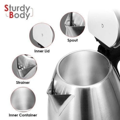 1.7 Litre Cordless Electric Kettle - 1700watts