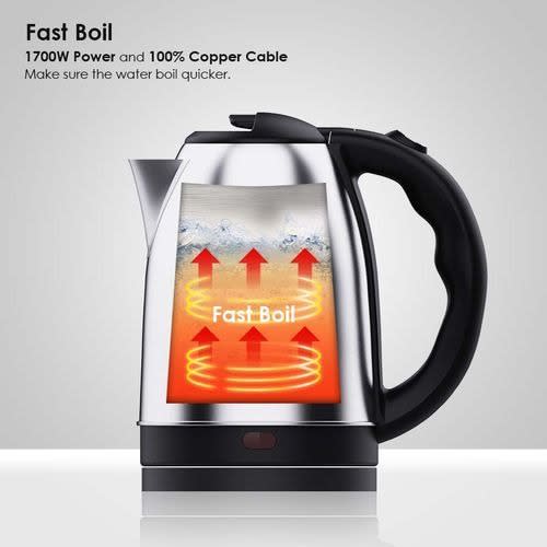 1.7 Litre Cordless Electric Kettle - 1700watts