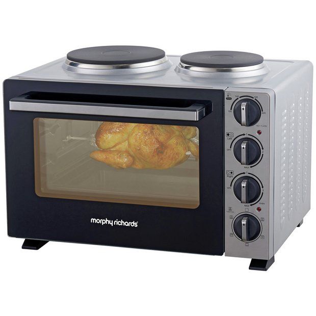 Mini Oven With Hob & Grill 28L Black / Silver