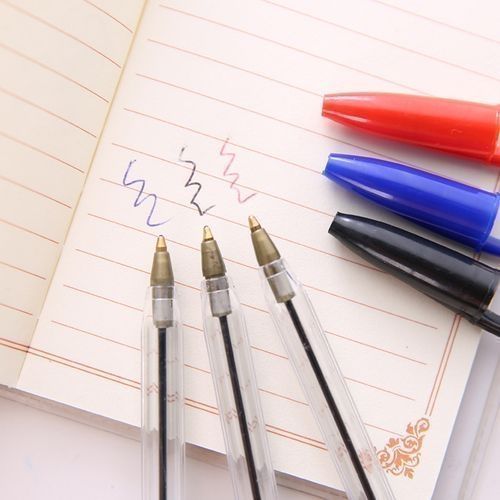 Ballpoint Pens Ball Point Biros Red / Blue / Black Color. 50pcs