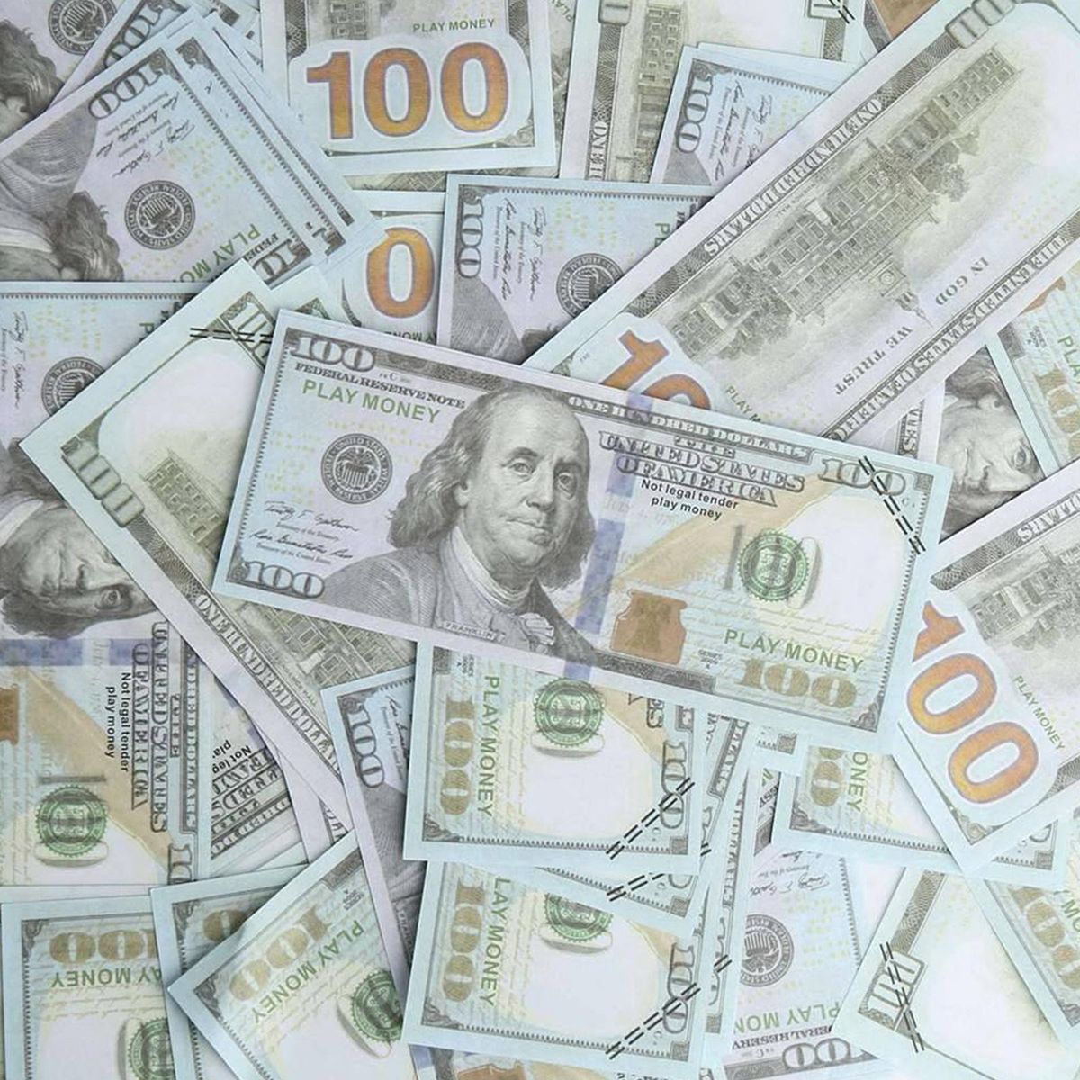 500PCS Prop Money Dollars Replica Dollar Bill Fake Play Money Souvenir Banknote Pretend Dollar Bills for Home Party Movie Advertising Novelty Props Game Gift