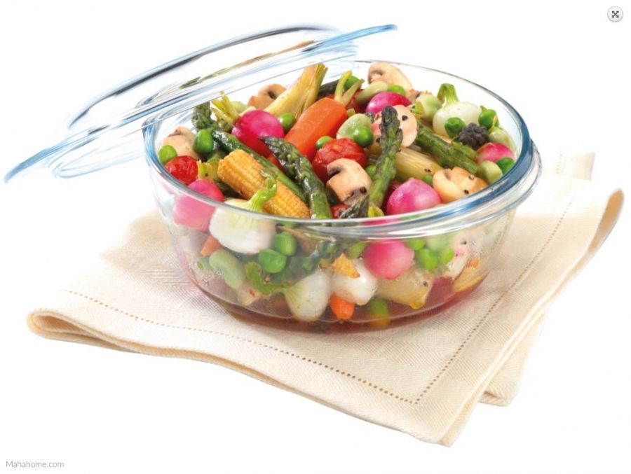 Essentials 3 Piece Glass Casserole Set