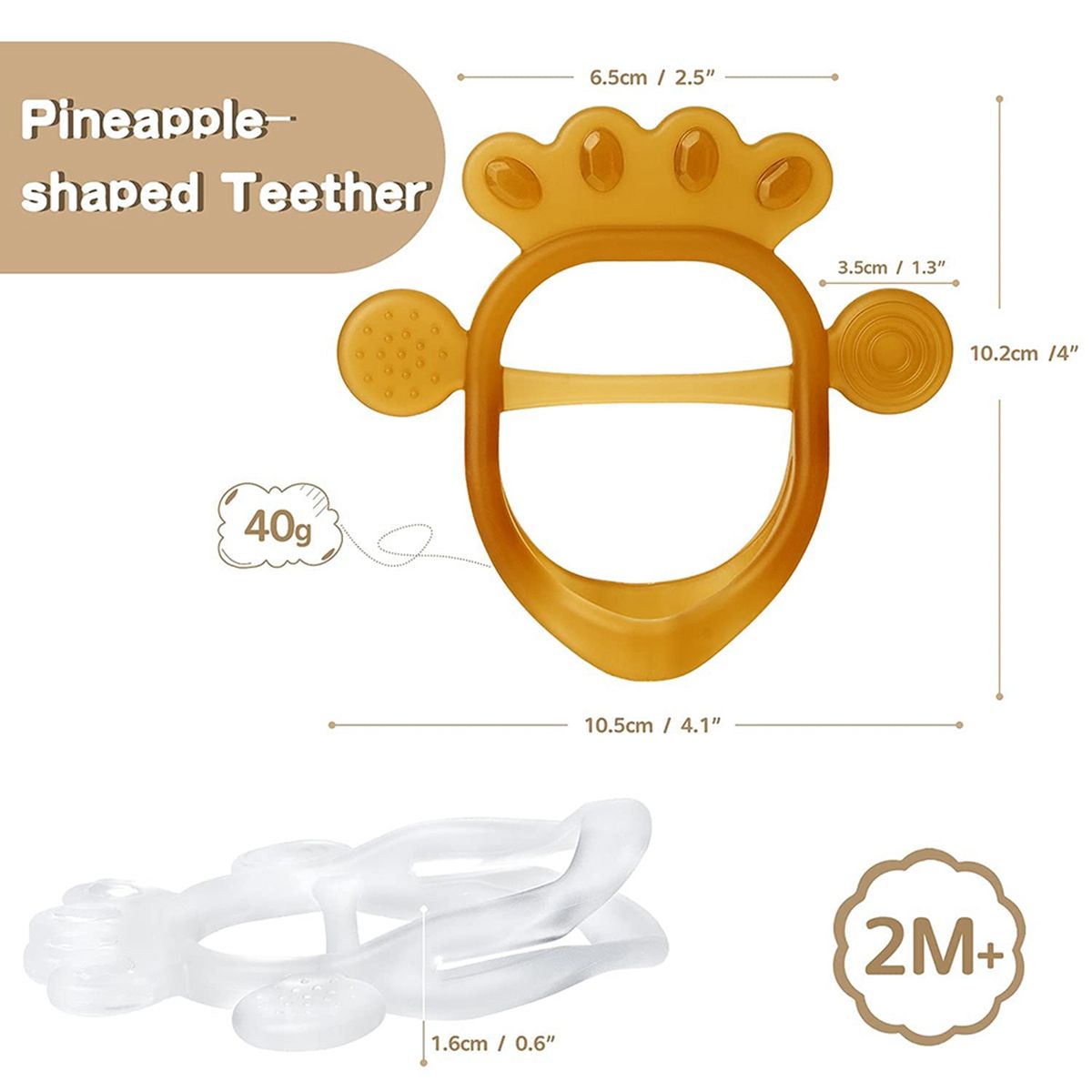 Teething Toy Suitable For 0-6 Months Old Baby Soft Baby
