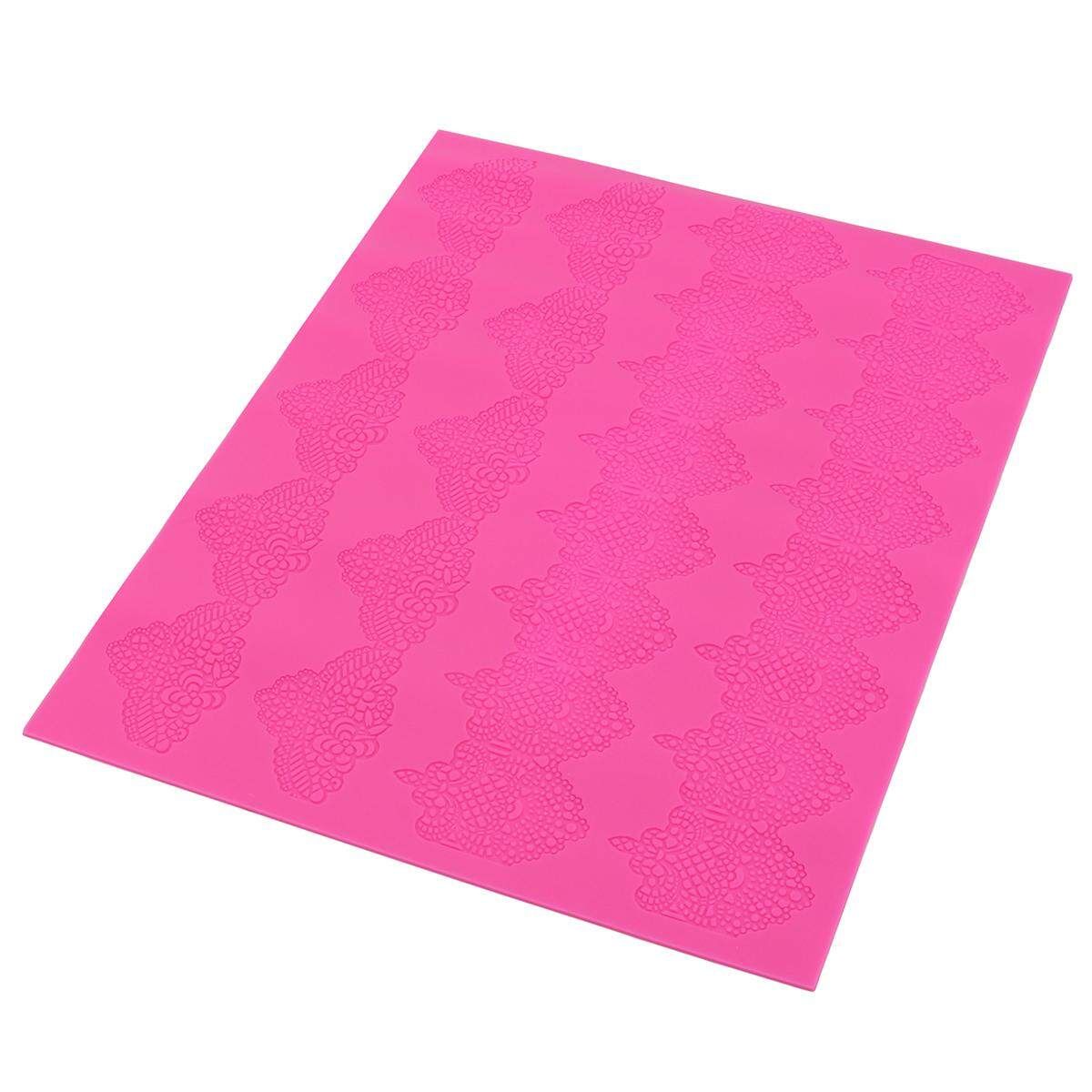 DIY Silicone Lace Mold Mould Sugar Craft Fondant Mat Cake Kitchen Baking Tools