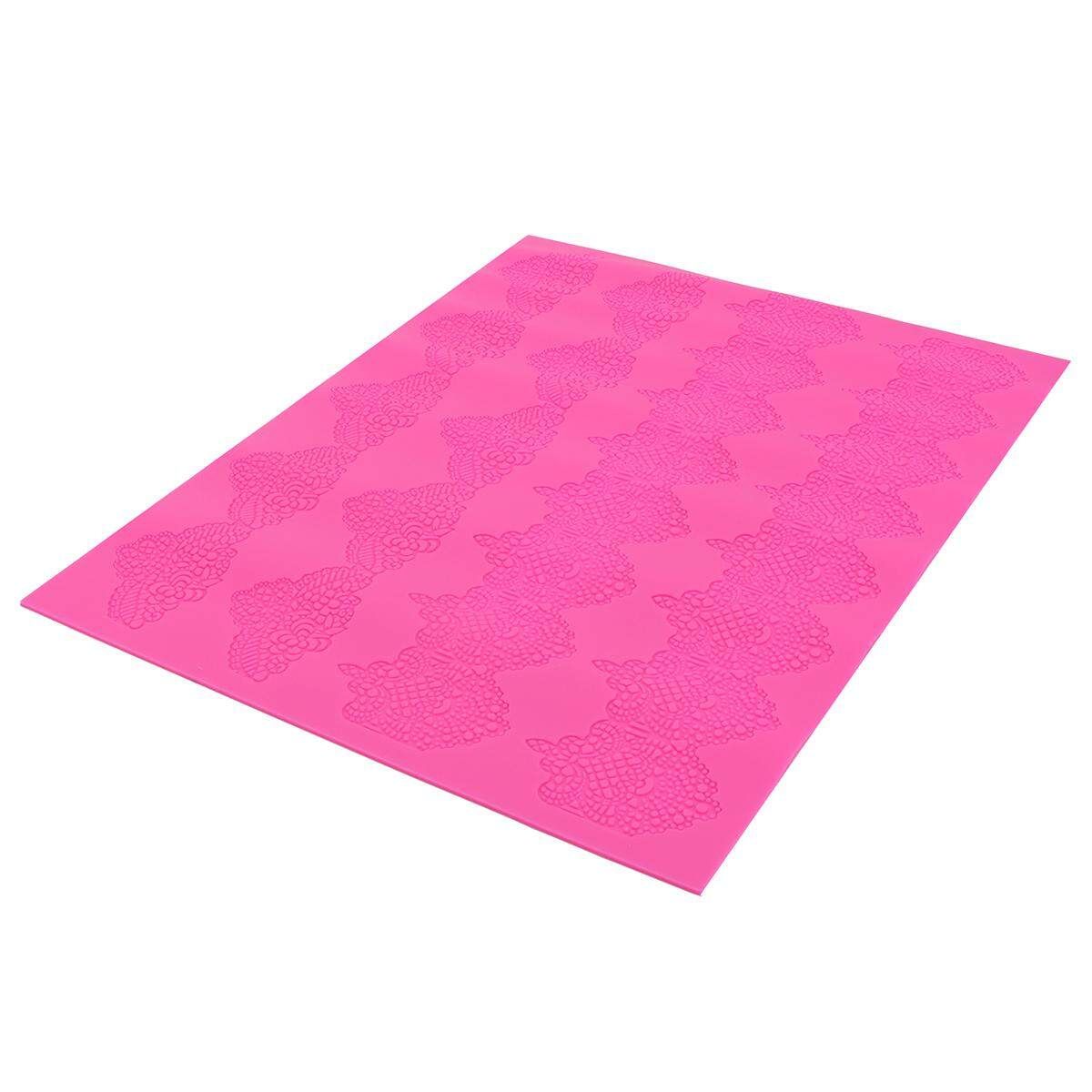 DIY Silicone Lace Mold Mould Sugar Craft Fondant Mat Cake Kitchen Baking Tools