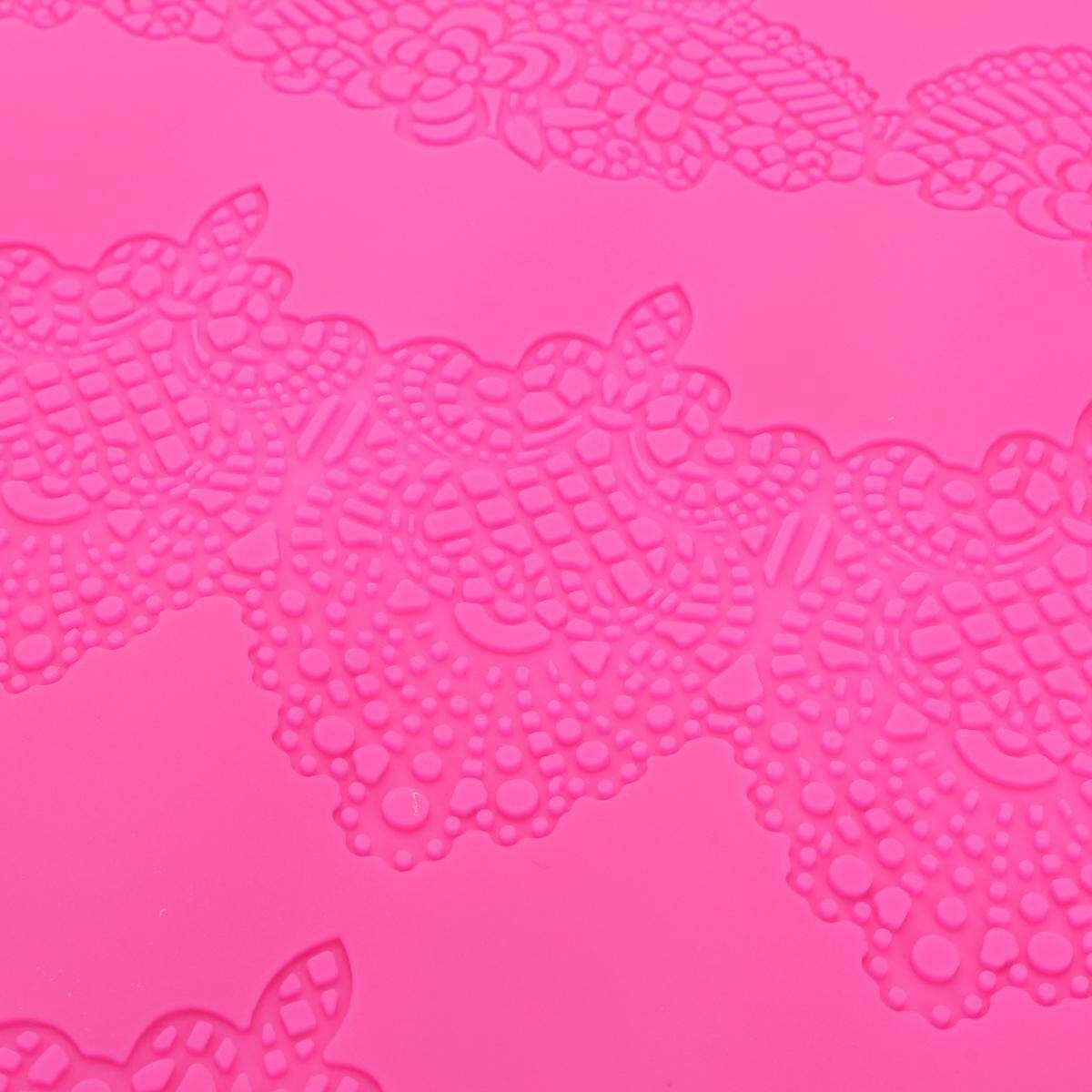 DIY Silicone Lace Mold Mould Sugar Craft Fondant Mat Cake Kitchen Baking Tools