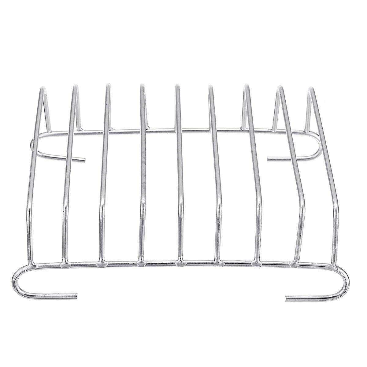 7inch 9Pcs Air Fryer Accessories Set Chips Baking Basket Pizza Pan Dish Pan And Rack