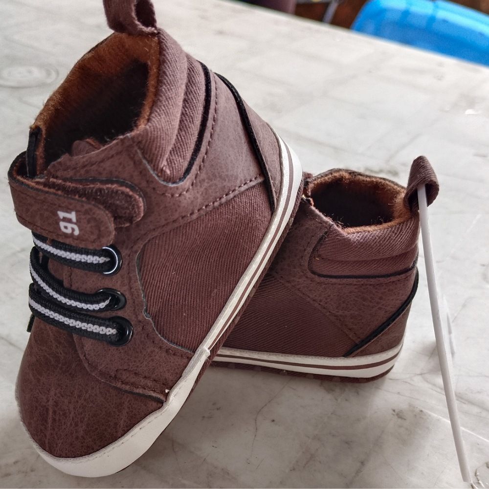 Toddler Boys Baby Boys High Top Soft Bottom Shoes