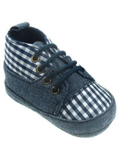Unisex Newborn Baby Denim Soft Sole Shoes