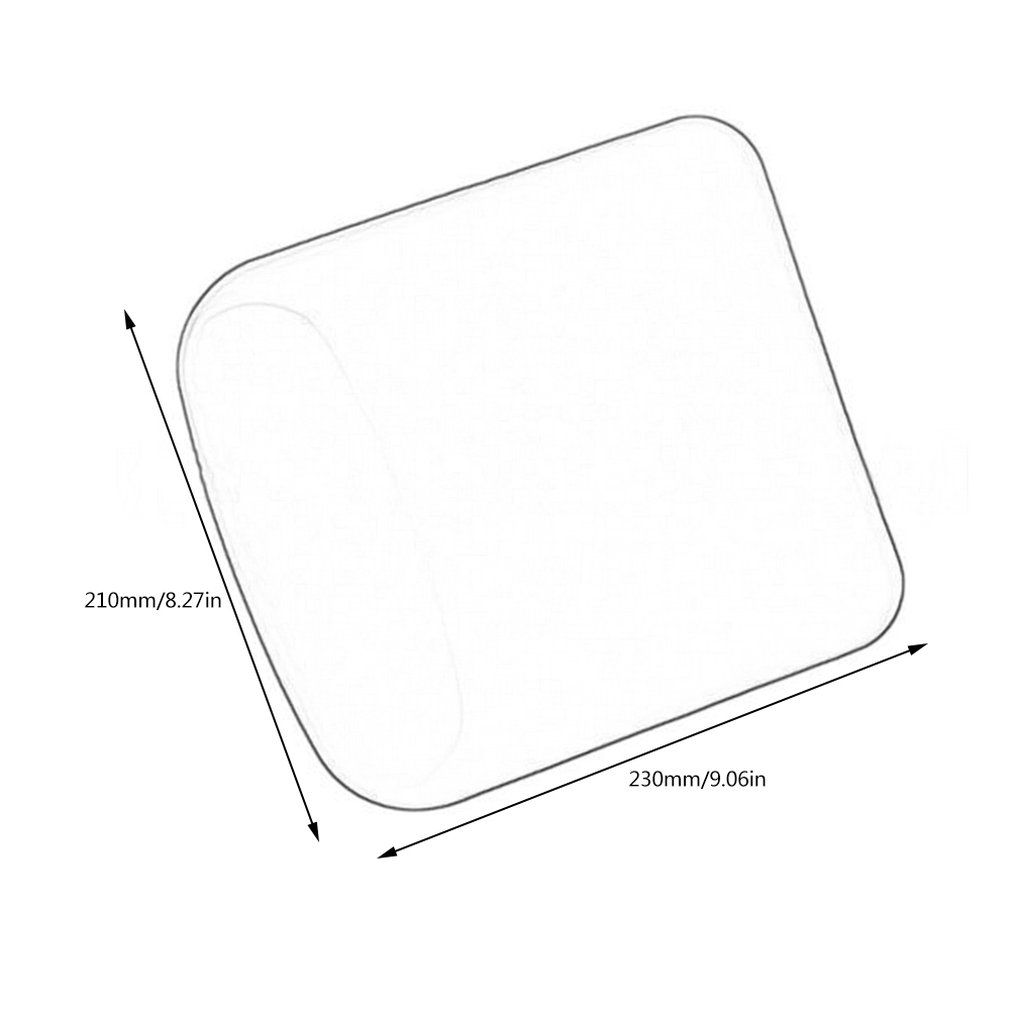 Mouse Mat Pad Non-Slip Rectangle Mousepad Computer Pc Wrist Support Mat