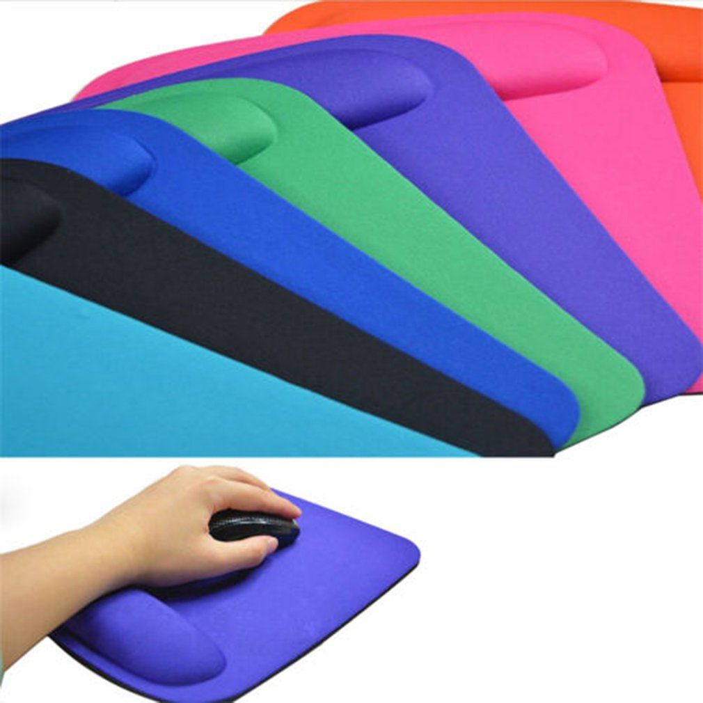 Mouse Mat Pad Non-Slip Rectangle Mousepad Computer Pc Wrist Support Mat