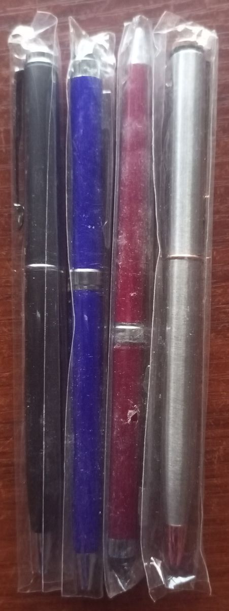 Rolling Stylus Pen - 4 Pieces Of Blue Ink Pen