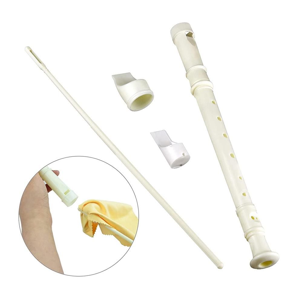 8 Hole Soprano Recorders Descant Flute with Cleaning Rod