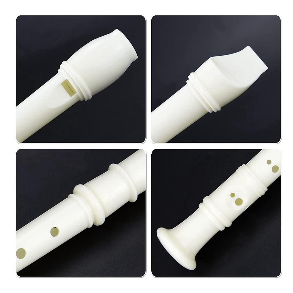8 Hole Soprano Recorders Descant Flute with Cleaning Rod