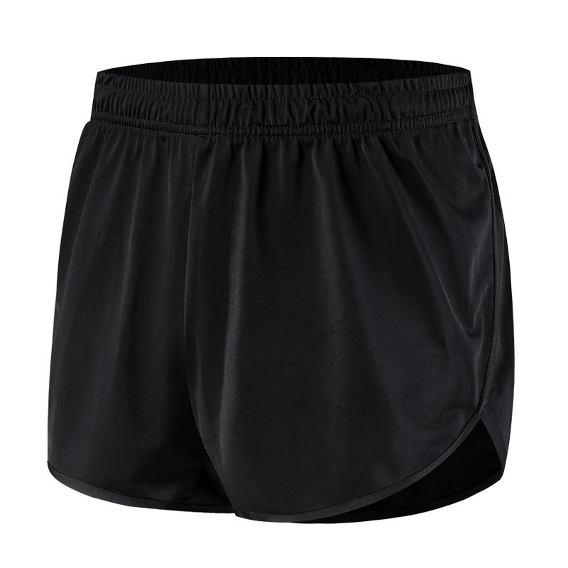 Men's Training Shorts Marathon Running Shorts Men Polyester Loose Sports Short M-4XL Joing Gym Sportswear-Navy Blue