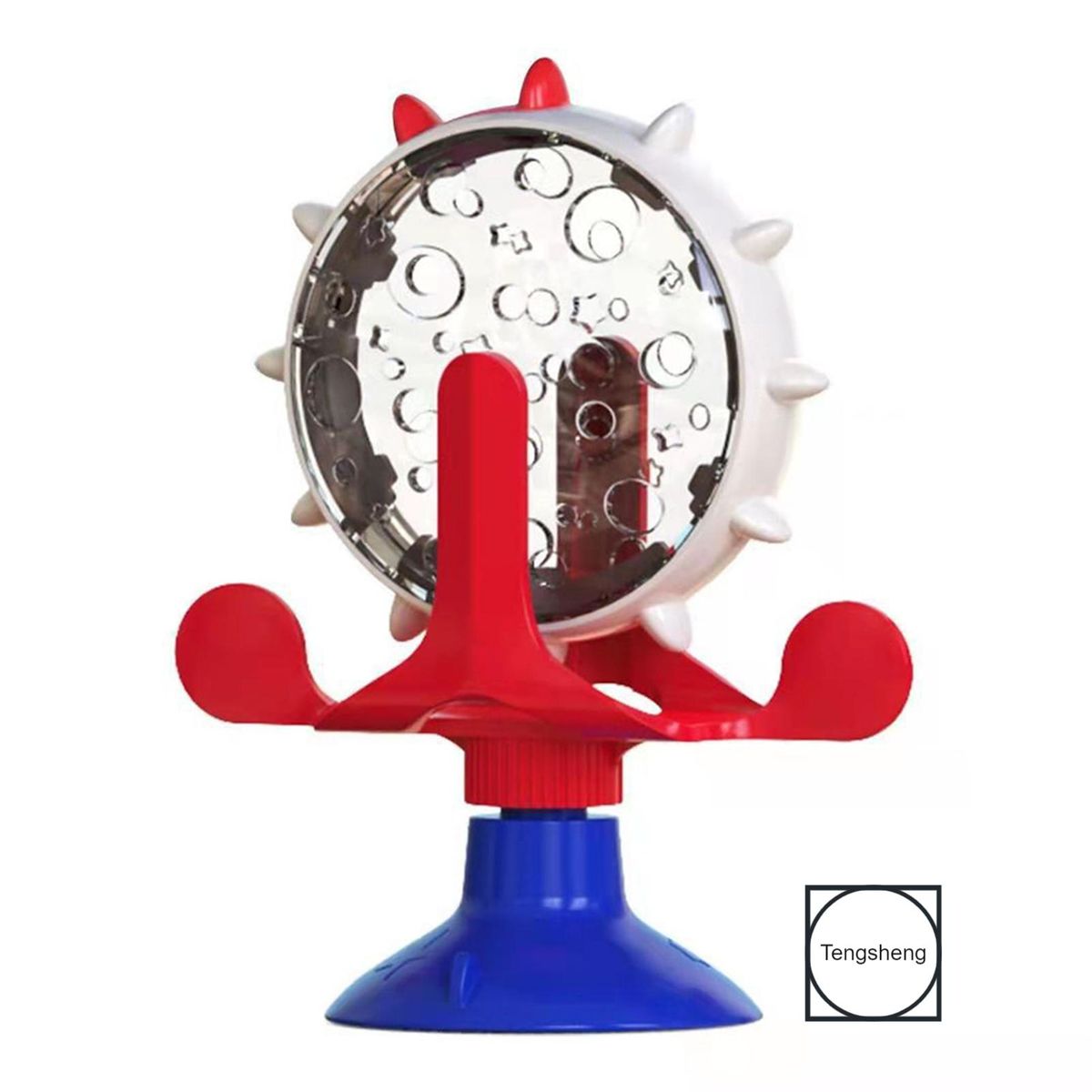 Pet Feeding Trainers Cat Dog Windmills Turntable Feeder
