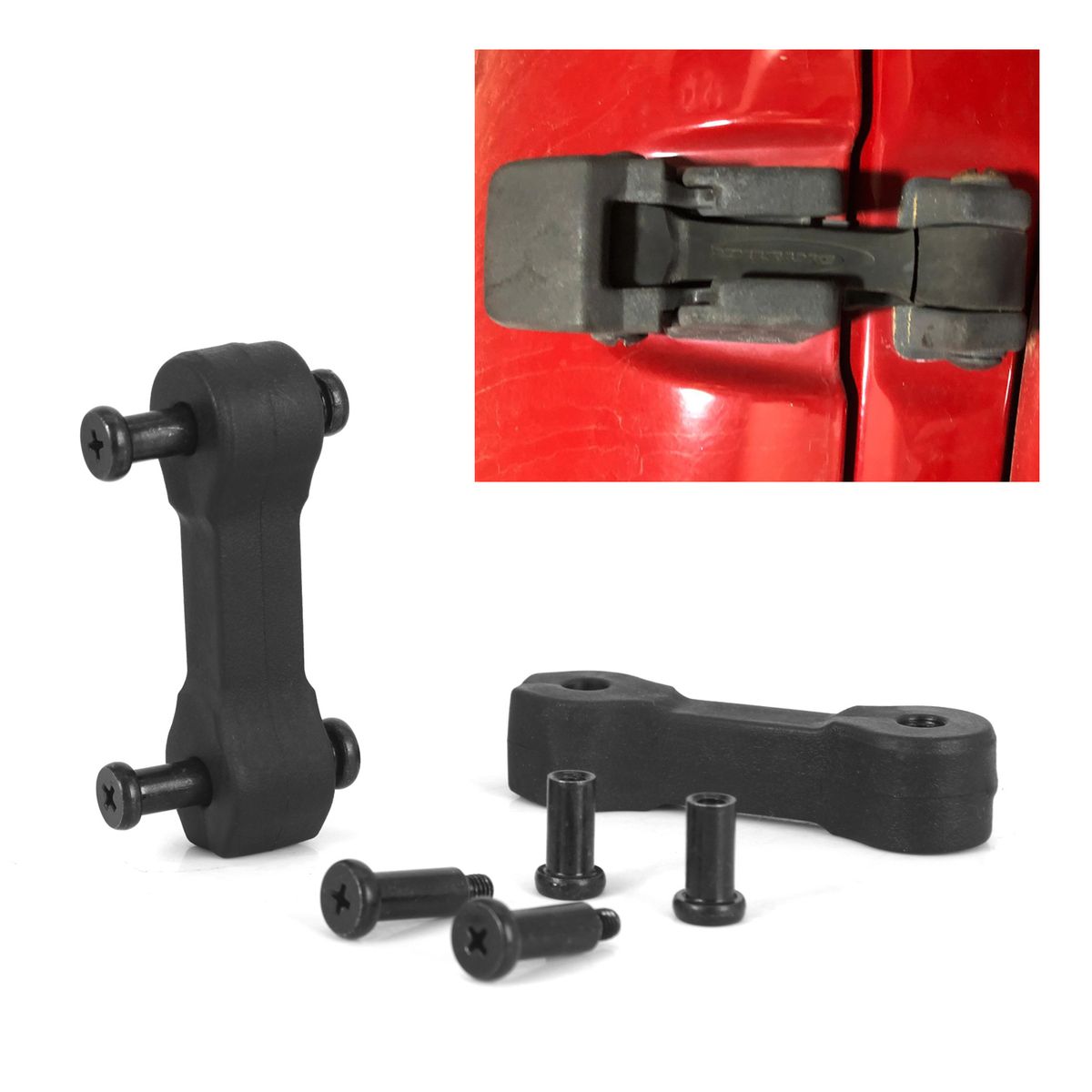 Hood Latch Pins Rubber And Stainless Steel Stop Catch