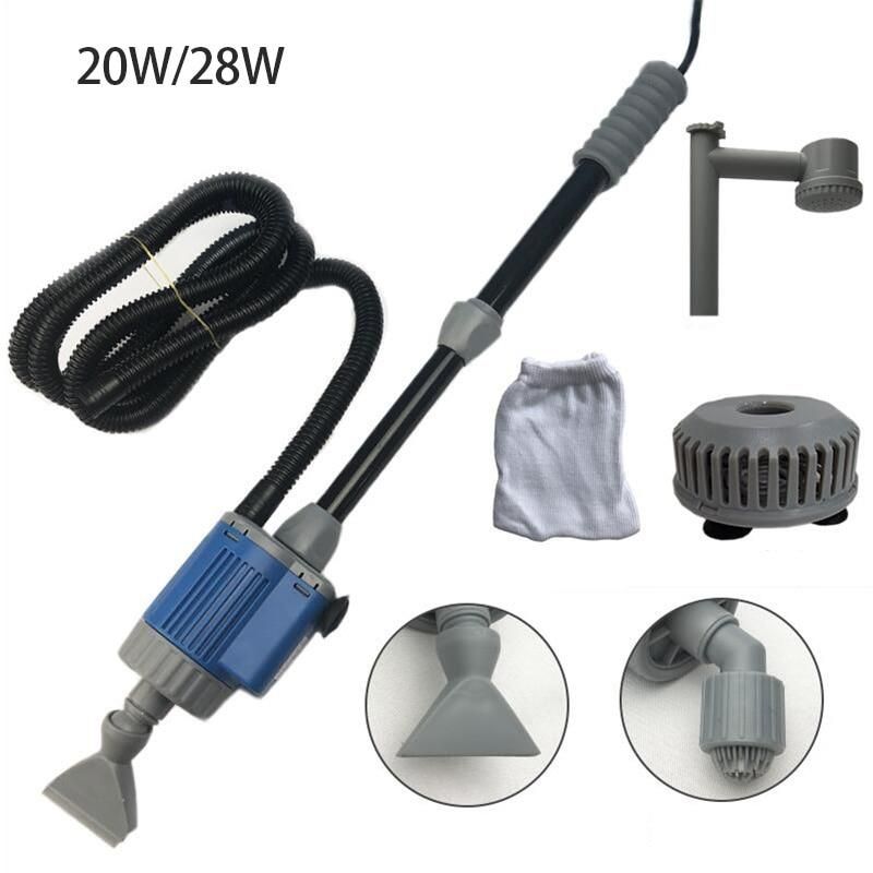 Electric Aquarium Fish Tank Water Change Pump Aquarium Cleaning Tool Water Changer Gravel Cleaner Siphon Filter Pump