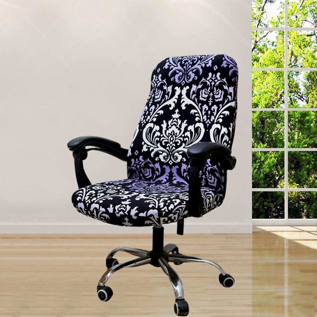 Polyester Fiber Computer Office Chair Cover, Swivel Turkish Style
