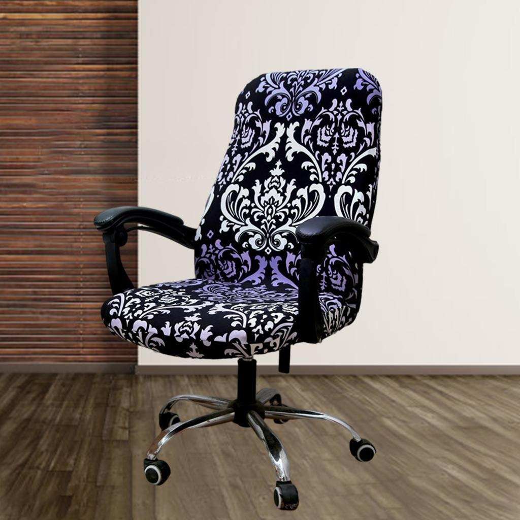 Polyester Fiber Computer Office Chair Cover, Swivel Turkish Style