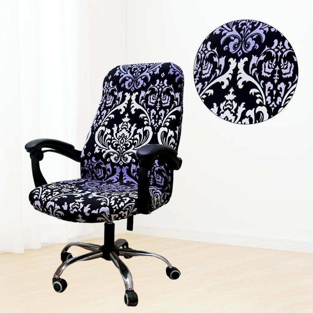 Polyester Fiber Computer Office Chair Cover, Swivel Turkish Style