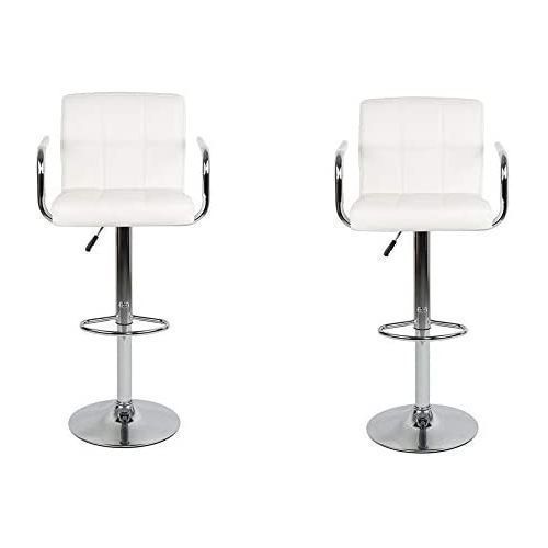 High Class Swivel Adjustable Bar Stool-Set Of 2