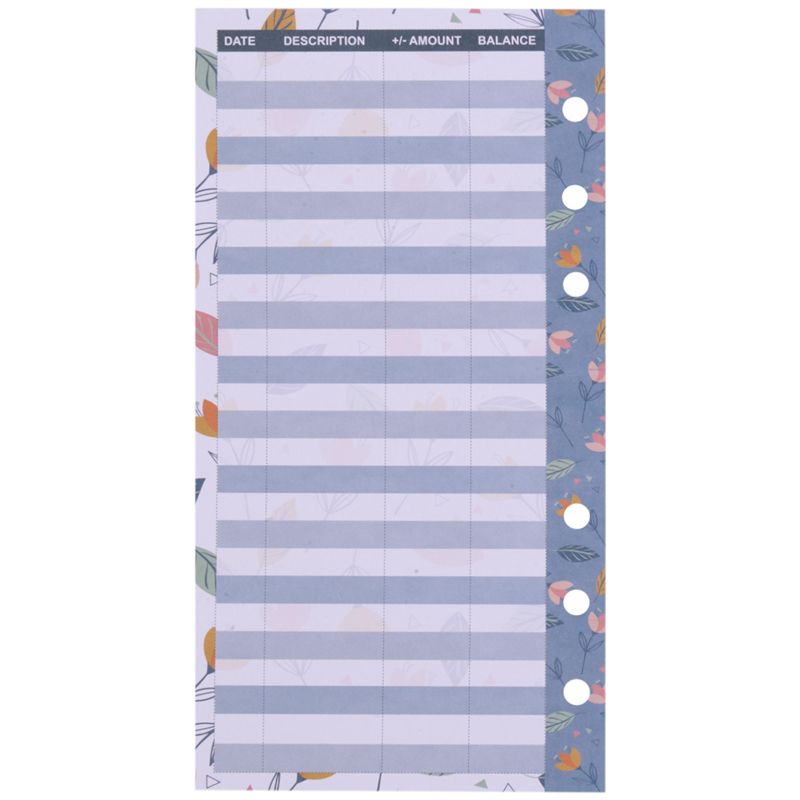 12 Expense Budget Sheets Money Organizer for A6 Budget Binder -for Cash & LEDger Book for Wallet Budget Planner