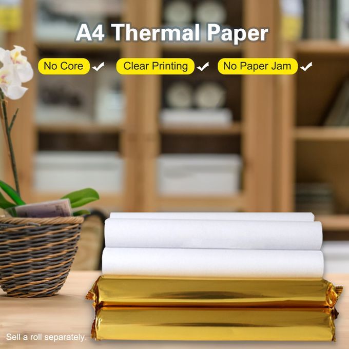 1 Roll A4 White Blank Thermal Printing Paper Roll