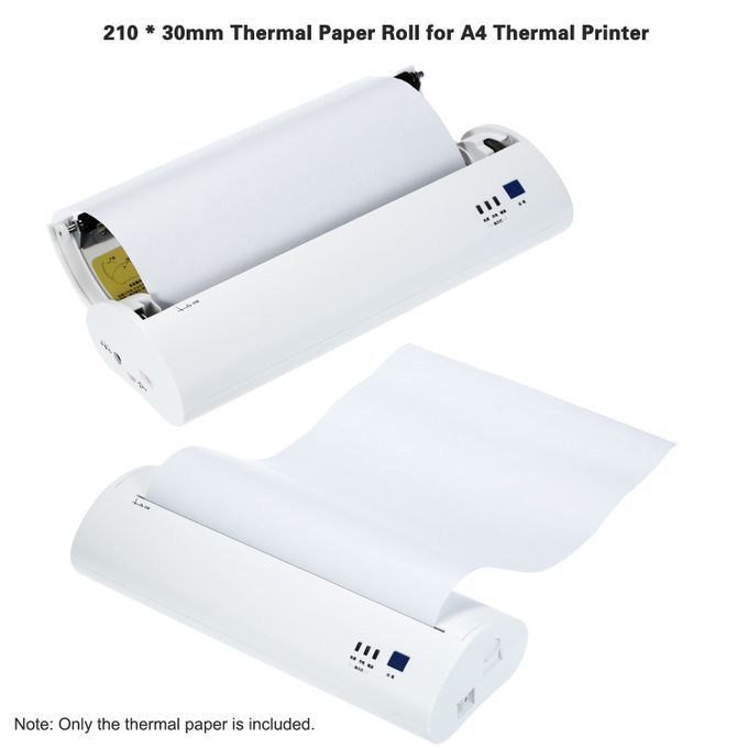 1 Roll A4 White Blank Thermal Printing Paper Roll
