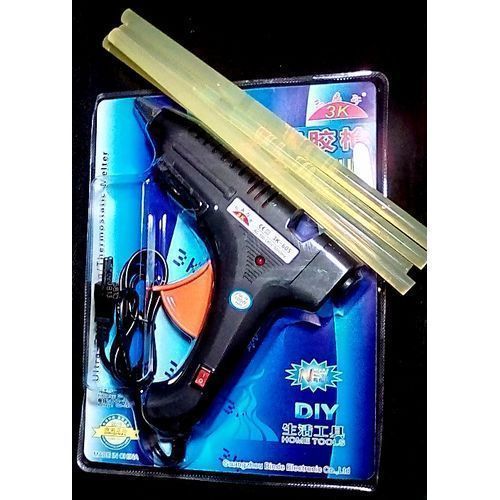 Hot Melt Glue Gun  & 4 Sticks - Small Size