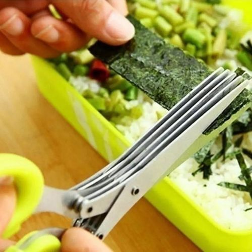Multifunctional 5 Layers Vegetable Scissors