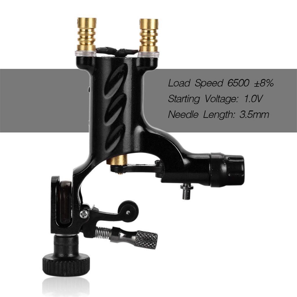 Powerful Rotary Tattoo Machine Grommet Grip Foot Pedal  Black