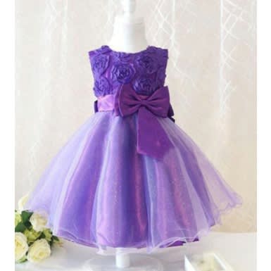 Girls Dress - Purple