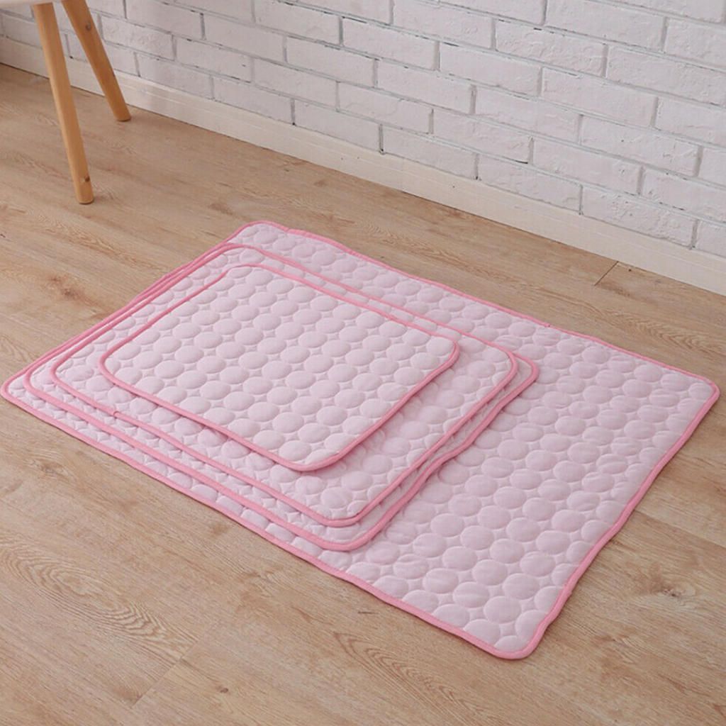 Cats Dog Cooling Mat  Self Cooling Pad Pink_70x55cm