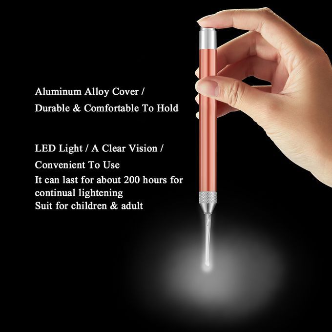 Flashlight Earpick Ear Wax Cleaner Baby Earwax Remover
